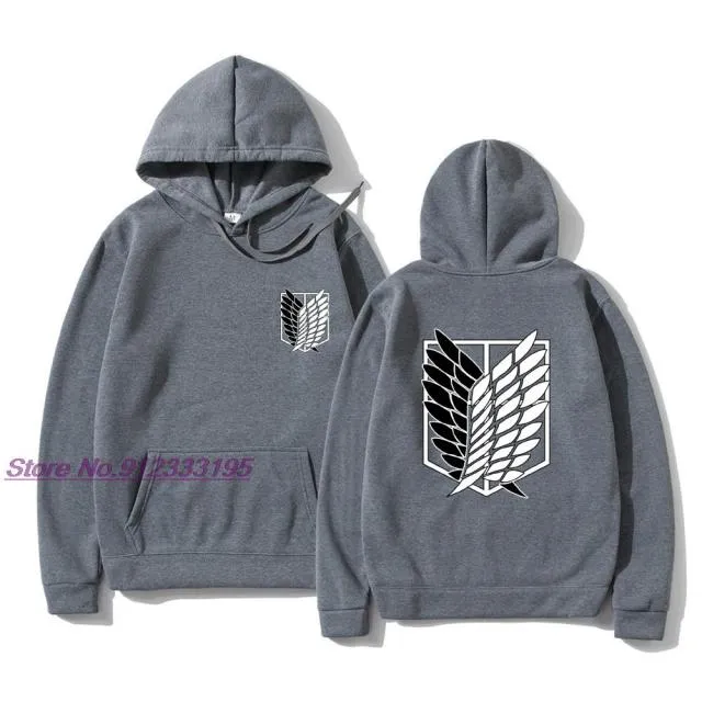 Anime Inspired Attack on Titan Hoodie - AOT