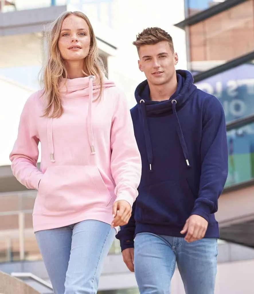 AWDis Cross Neck Hoodie
