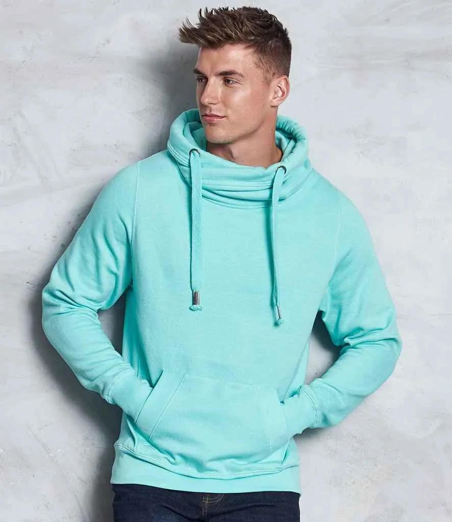 AWDis Cross Neck Hoodie