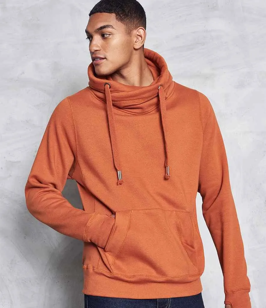 AWDis Cross Neck Hoodie