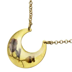 Botanical Crescent Necklace