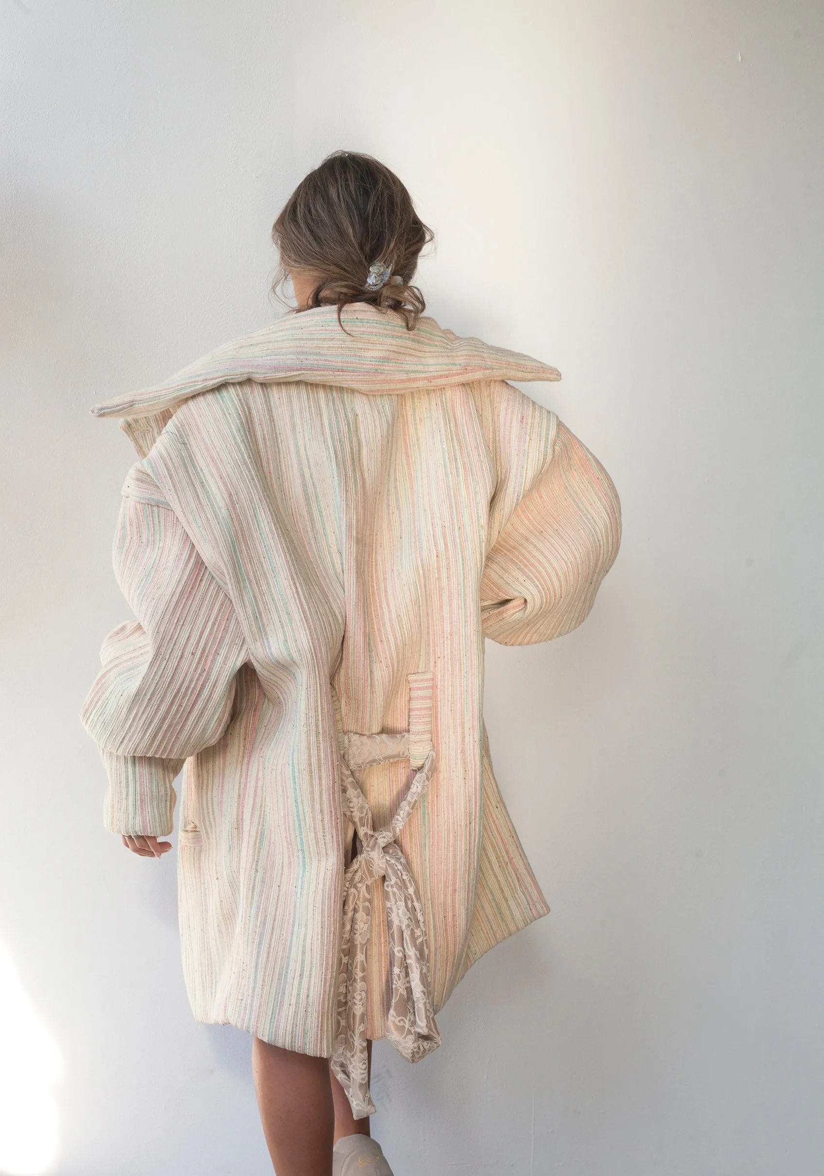 CLOUD COAT ༓ TAN PASTEL