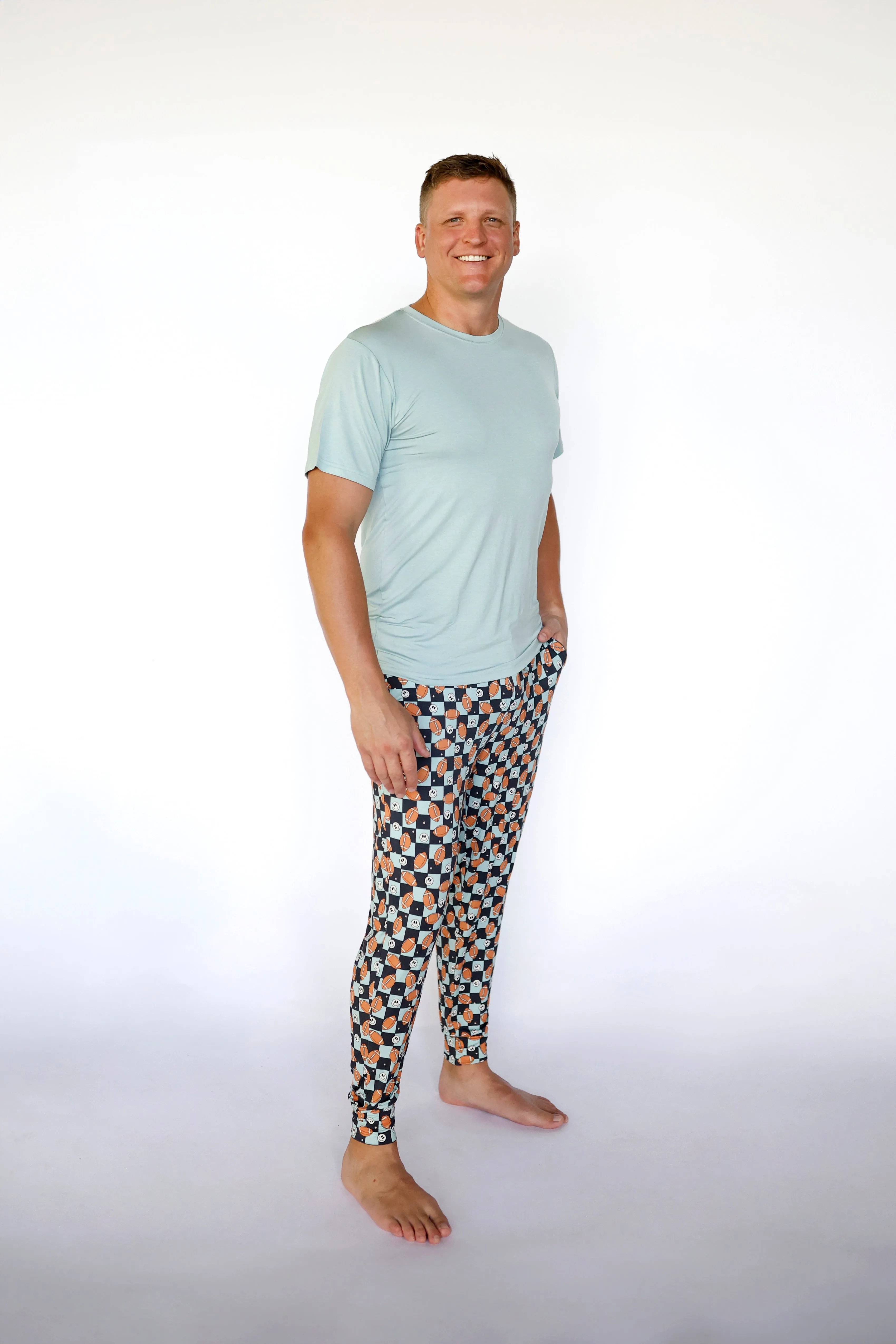 EXCLUSIVE LUKE'S FANTASY FOOTBALL SHORT SLEEVE MEN'S DREAM JOGGER SET
