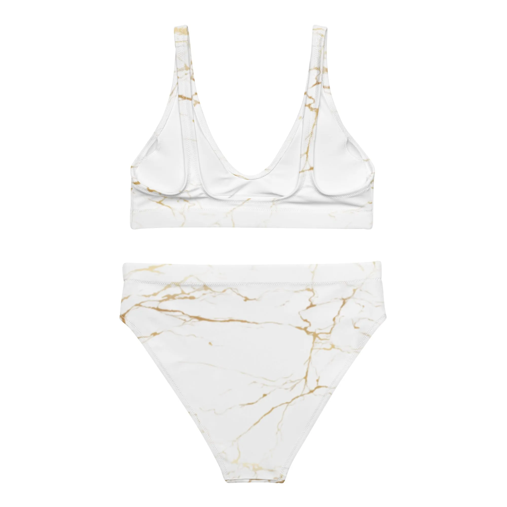 GOLD FLAKES - Recycled high-waisted bikini
