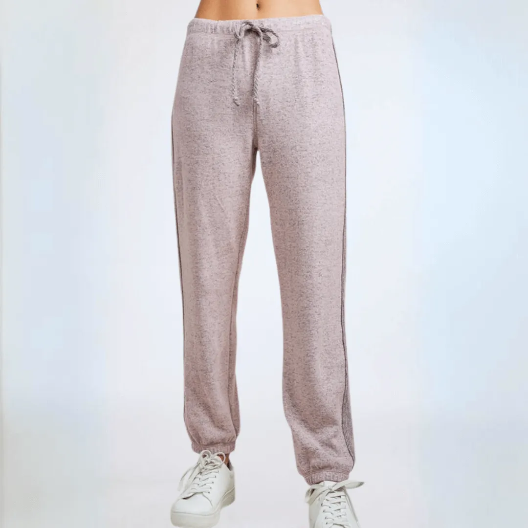 Heather Lilac Soft Brushed Knit Set Made in USA