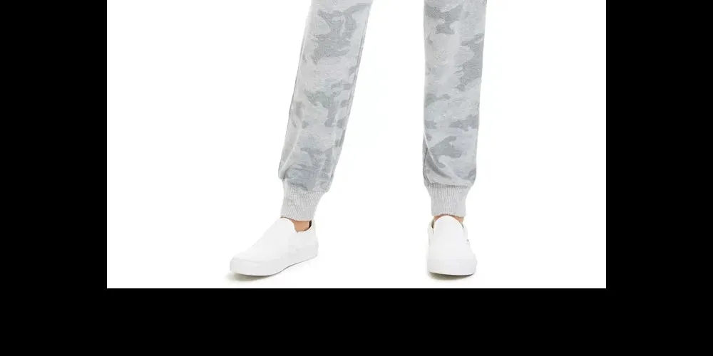 Hippie Rose Juniors' Cozy Jogger Pants Grey Size Large
