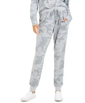 Hippie Rose Juniors' Cozy Jogger Pants Grey Size Large