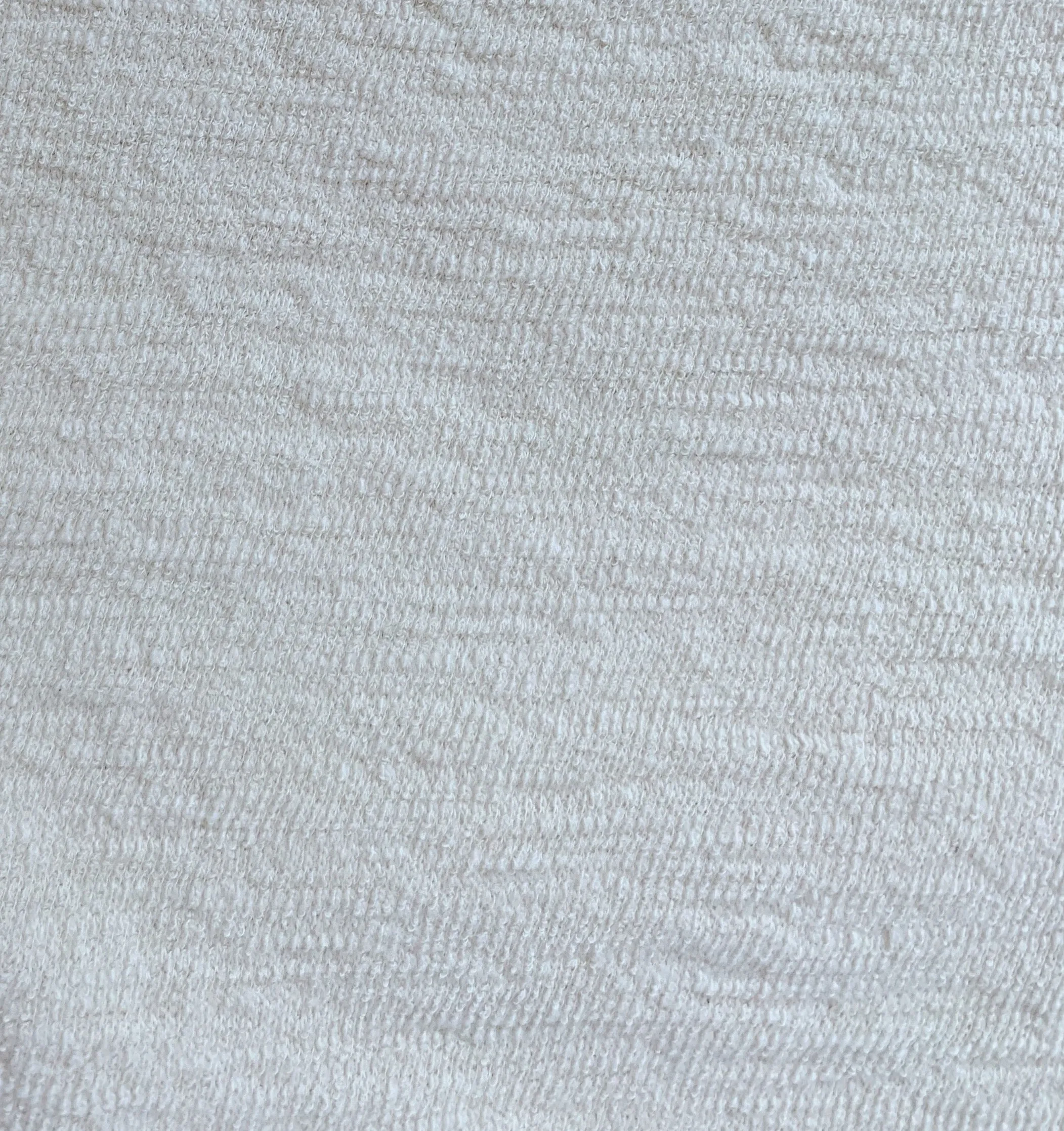 Organic Cream Slub Sweater Knit