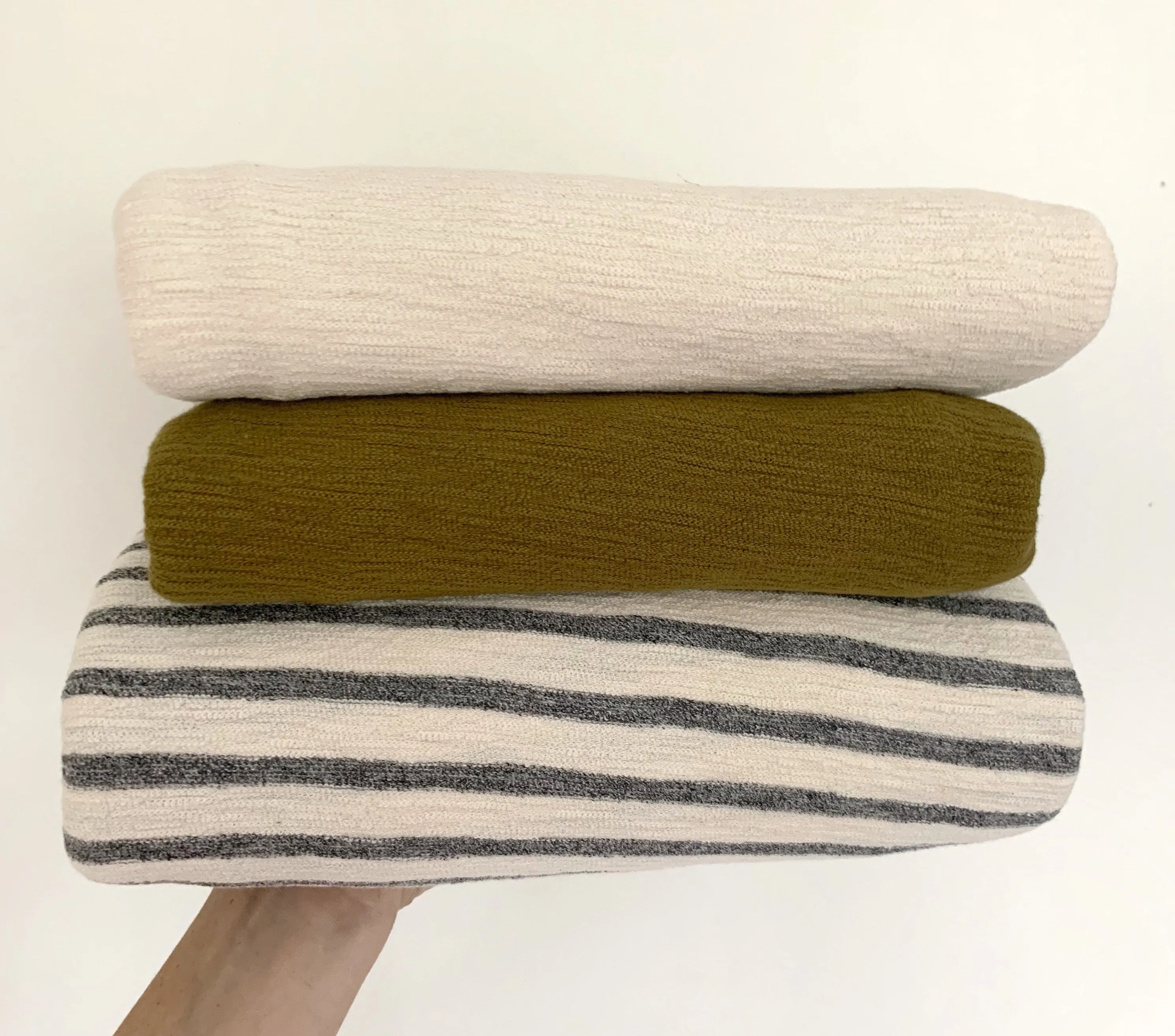 Organic Cream Slub Sweater Knit