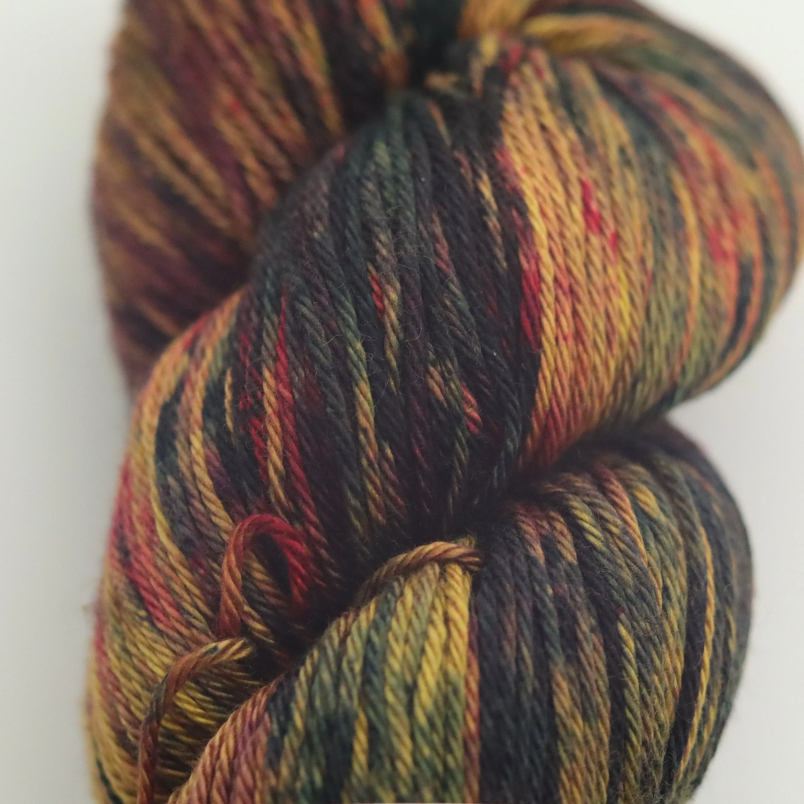 Peacock Yarn Light DK Cotton | Mad Scientist | Hand Dyed 100% Cotton Yarn