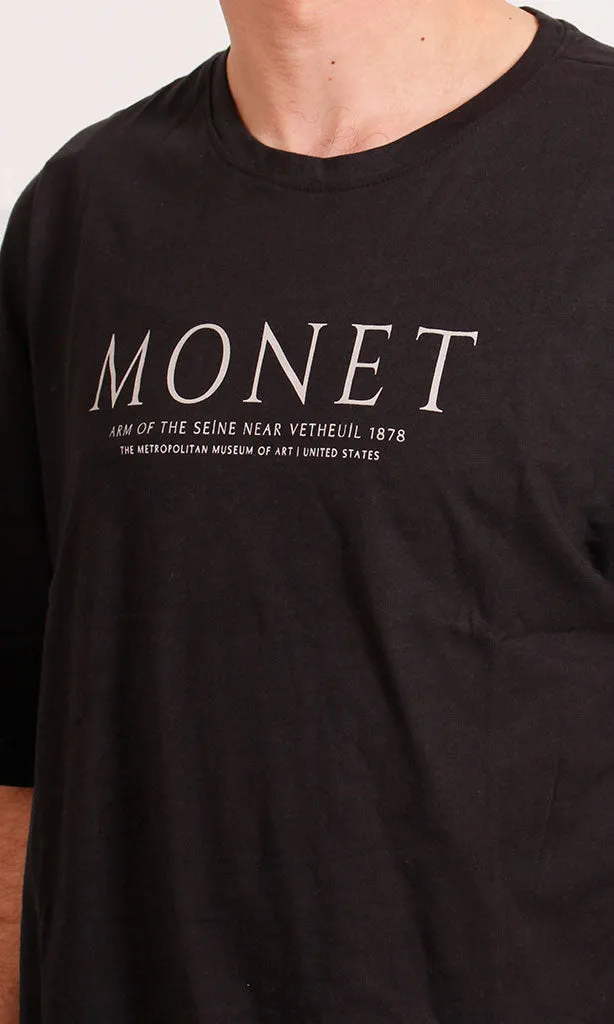 R207680 -Monet Graphic T-Shirt - Black