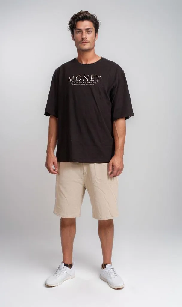 R207680 -Monet Graphic T-Shirt - Black