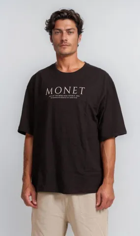 R207680 -Monet Graphic T-Shirt - Black