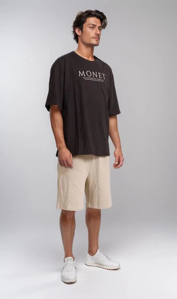 R207680 -Monet Graphic T-Shirt - Black