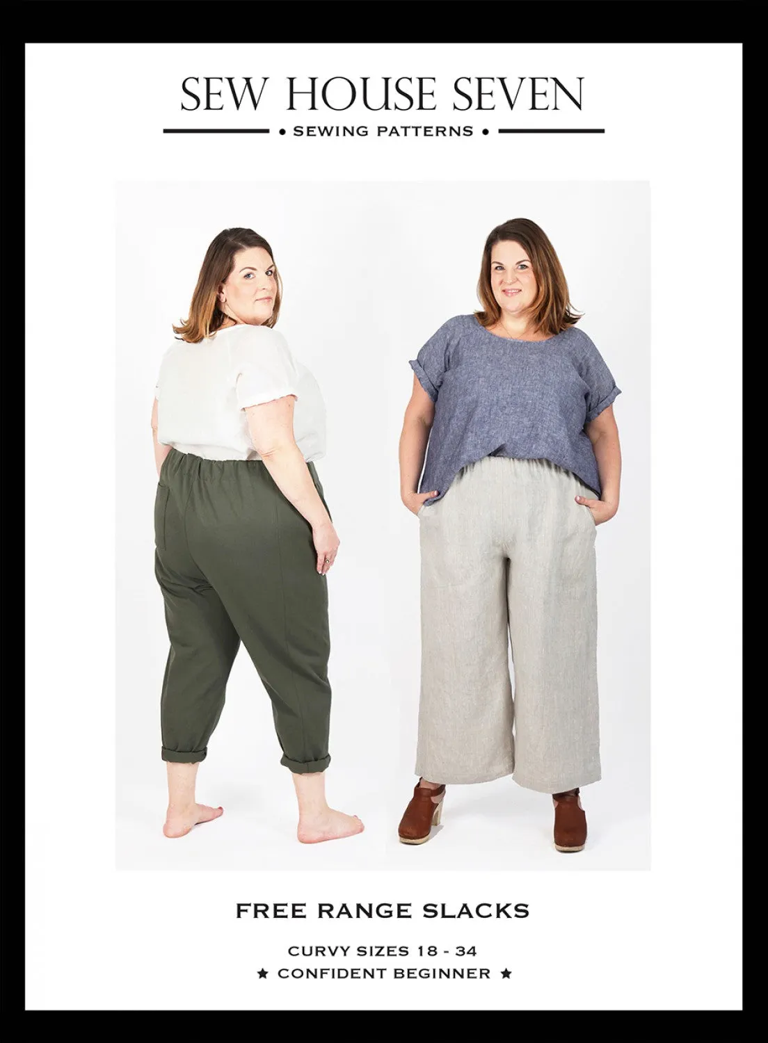 Sew House Seven- Free Range Slacks (Sizes 00-34)
