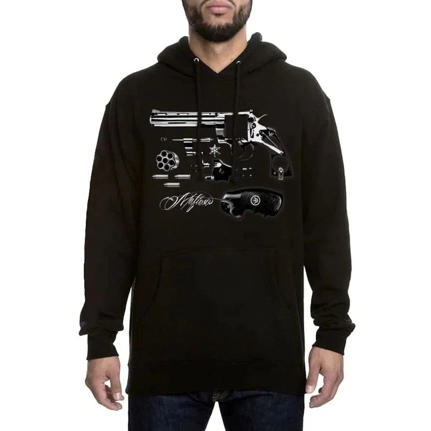 Six Shooter Mens Hoodie