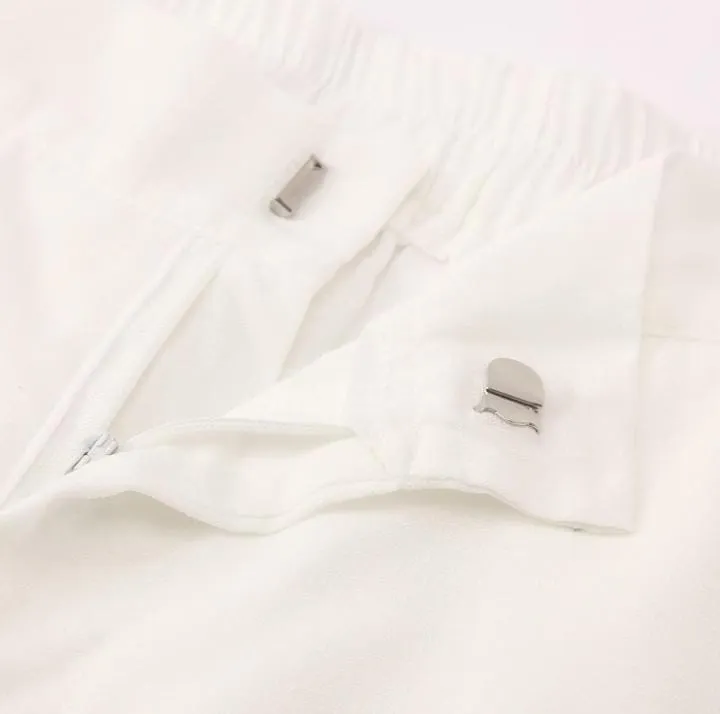 Women Summer Wide Leg Pants Short Sleeve Lounge Sets    000993007