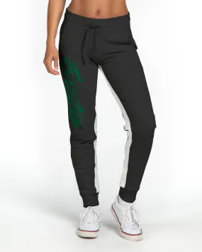 WOMENS EAGLES PANELED FLEECE JOGGER