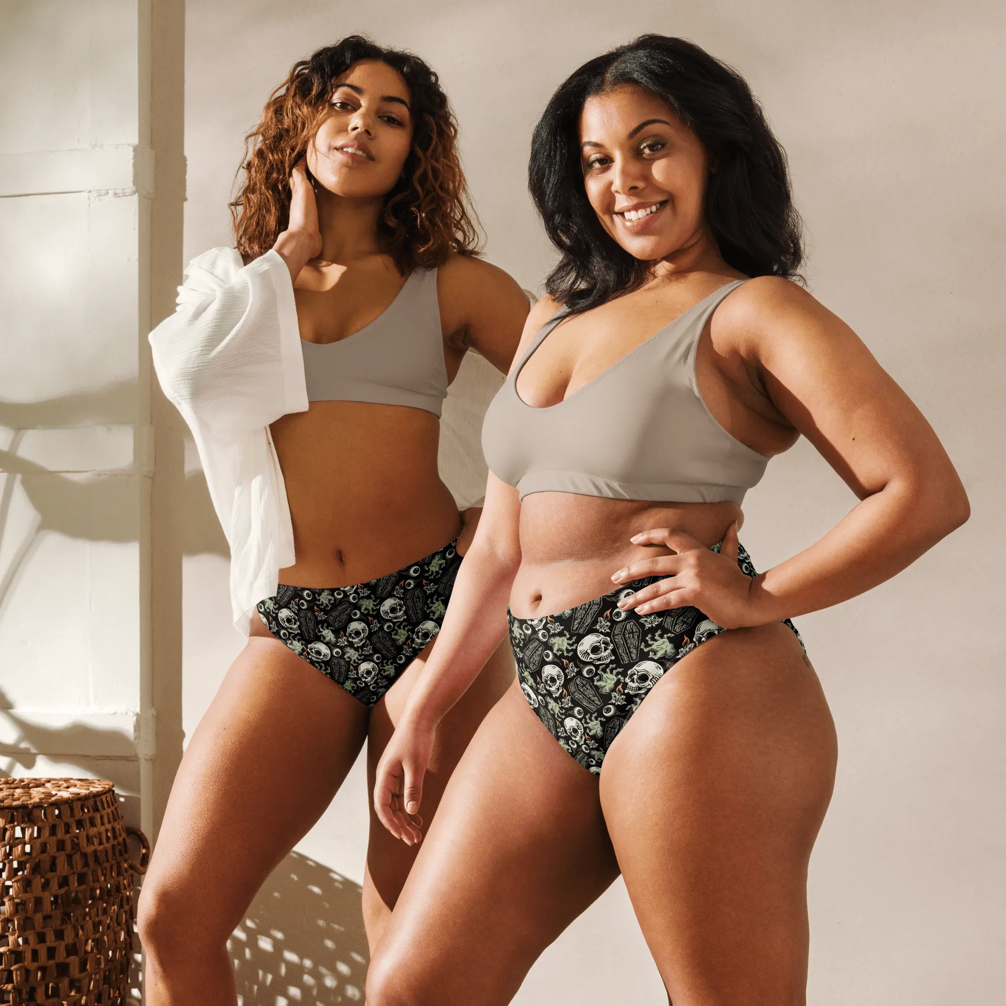 Zombabe Sport High-Waisted Bikini Bottom