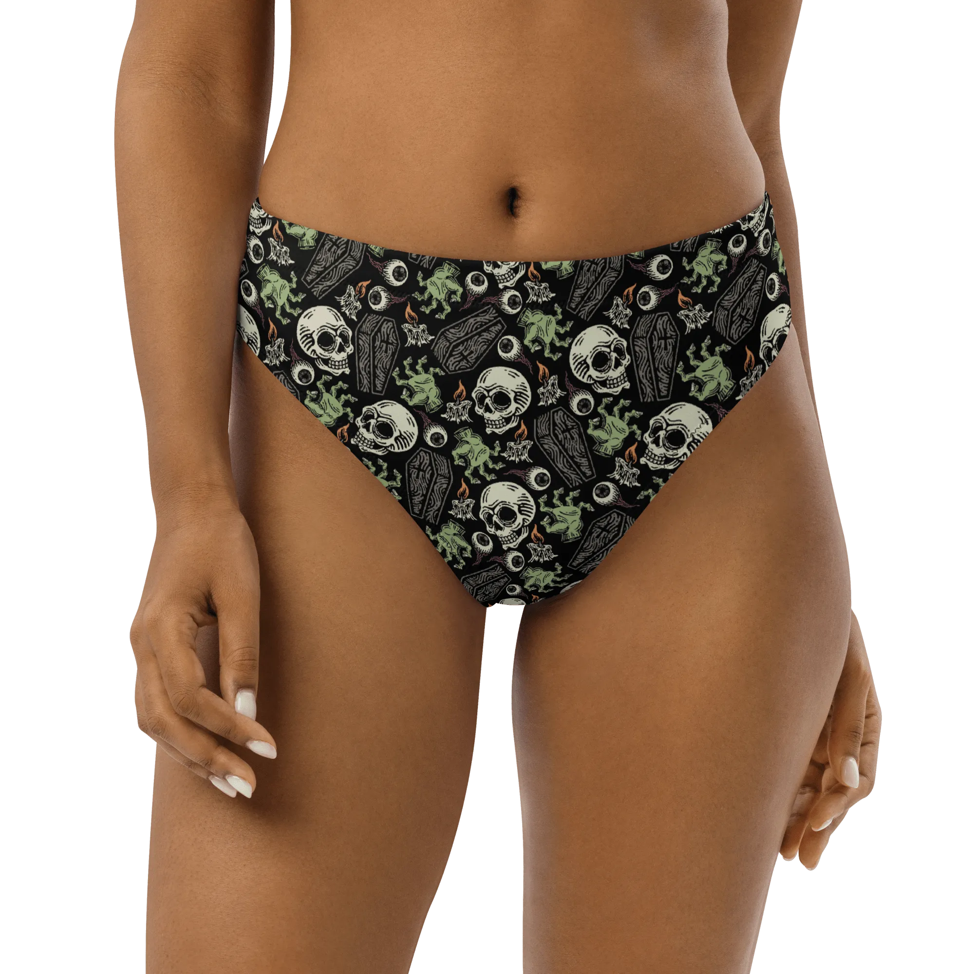 Zombabe Sport High-Waisted Bikini Bottom